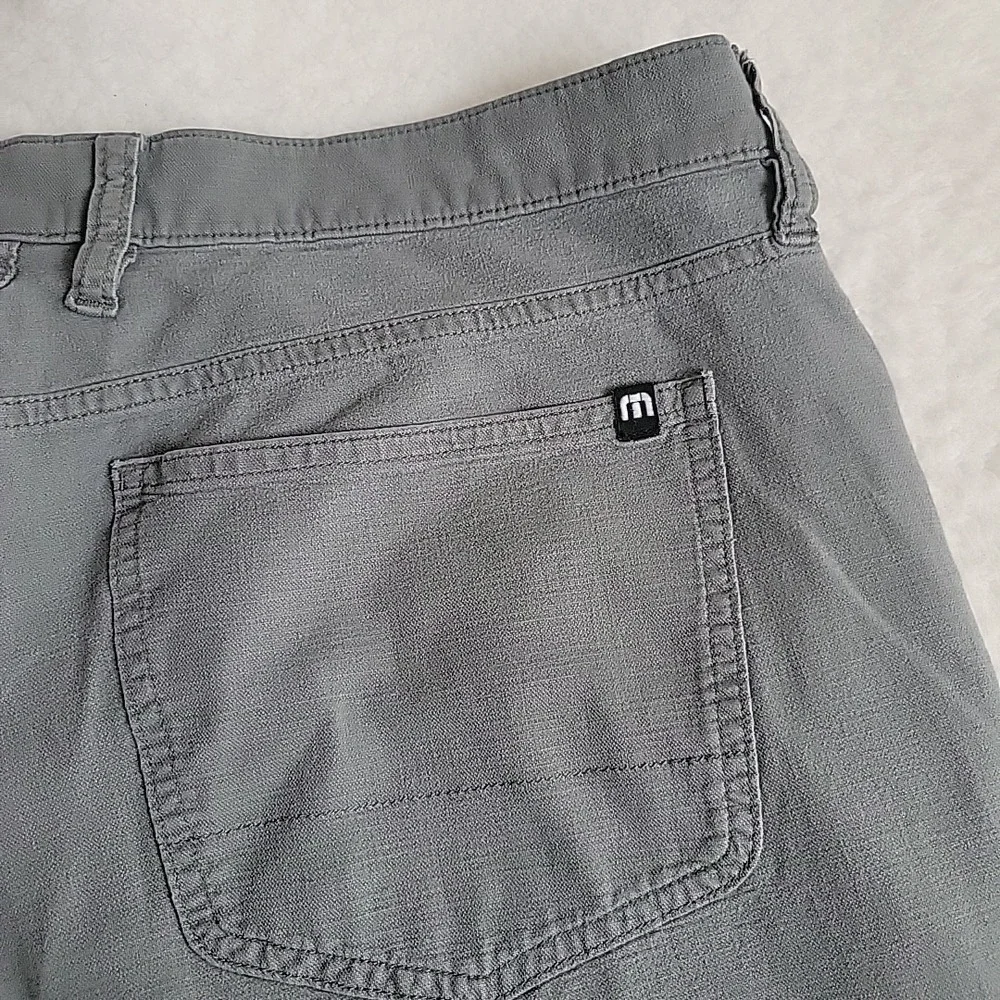 Travis Mathew Pants Mens 32x27‎ Blue Performance 5 Pockets Golf Chino